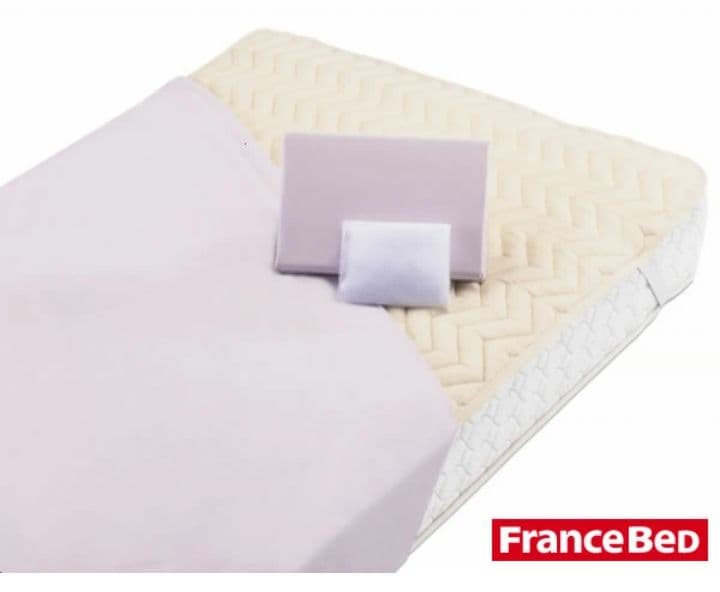 FRANCEBED セミダブル スプリングマットレス　ベッドパッド・シーツ付き