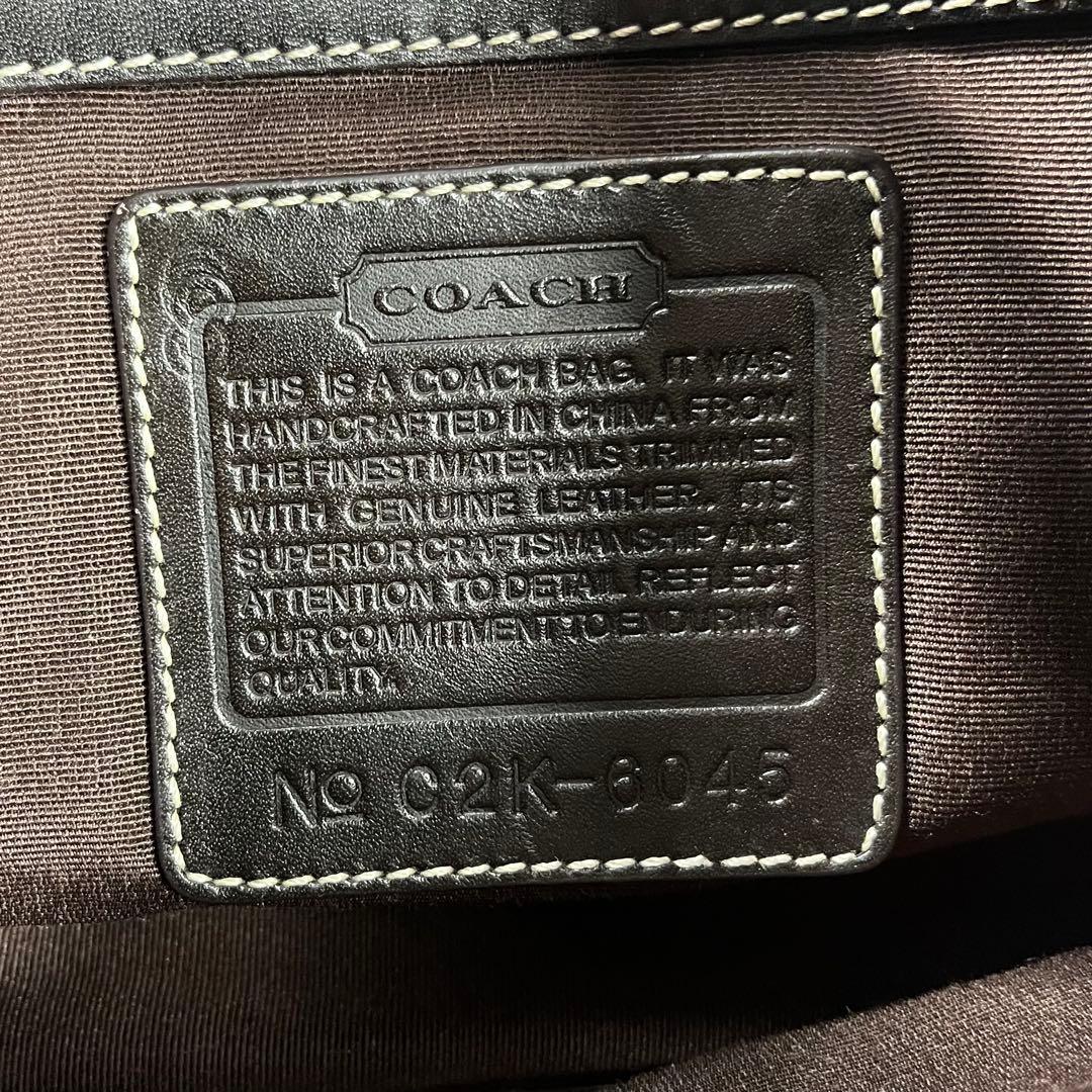 バッグ Vintage Coach Hobo Signature Red