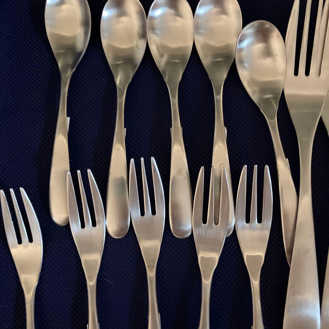 燕100本 ナイフ スプーン大小 フォーク大小 各20