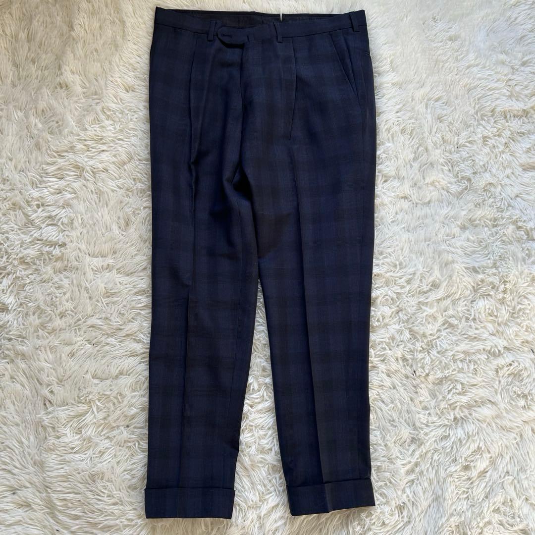 Errico Formicola シルク　モヘヤ　スーツ　ネイビー