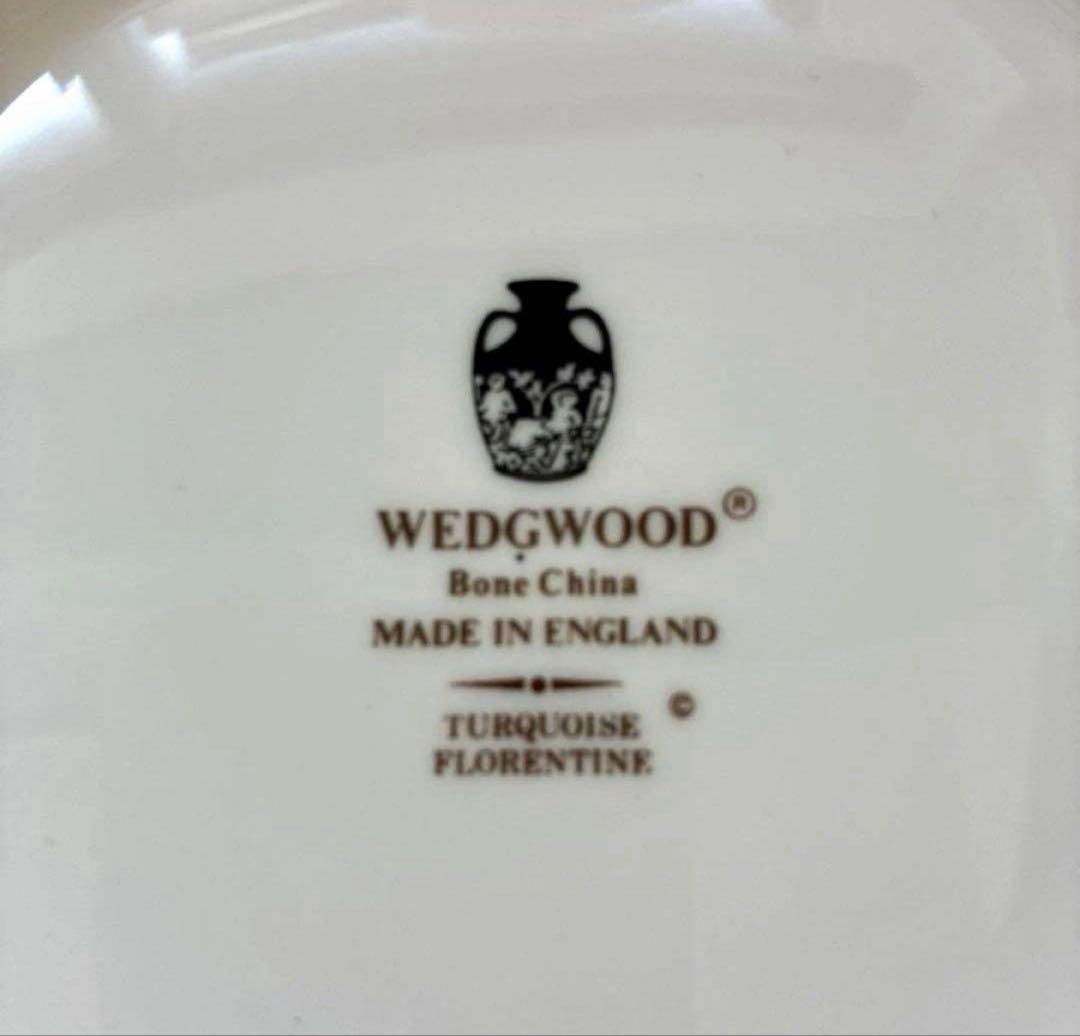 ウェッジウッド　フロレンティーンターコイズ　カバードベジタブル　スープチューリン