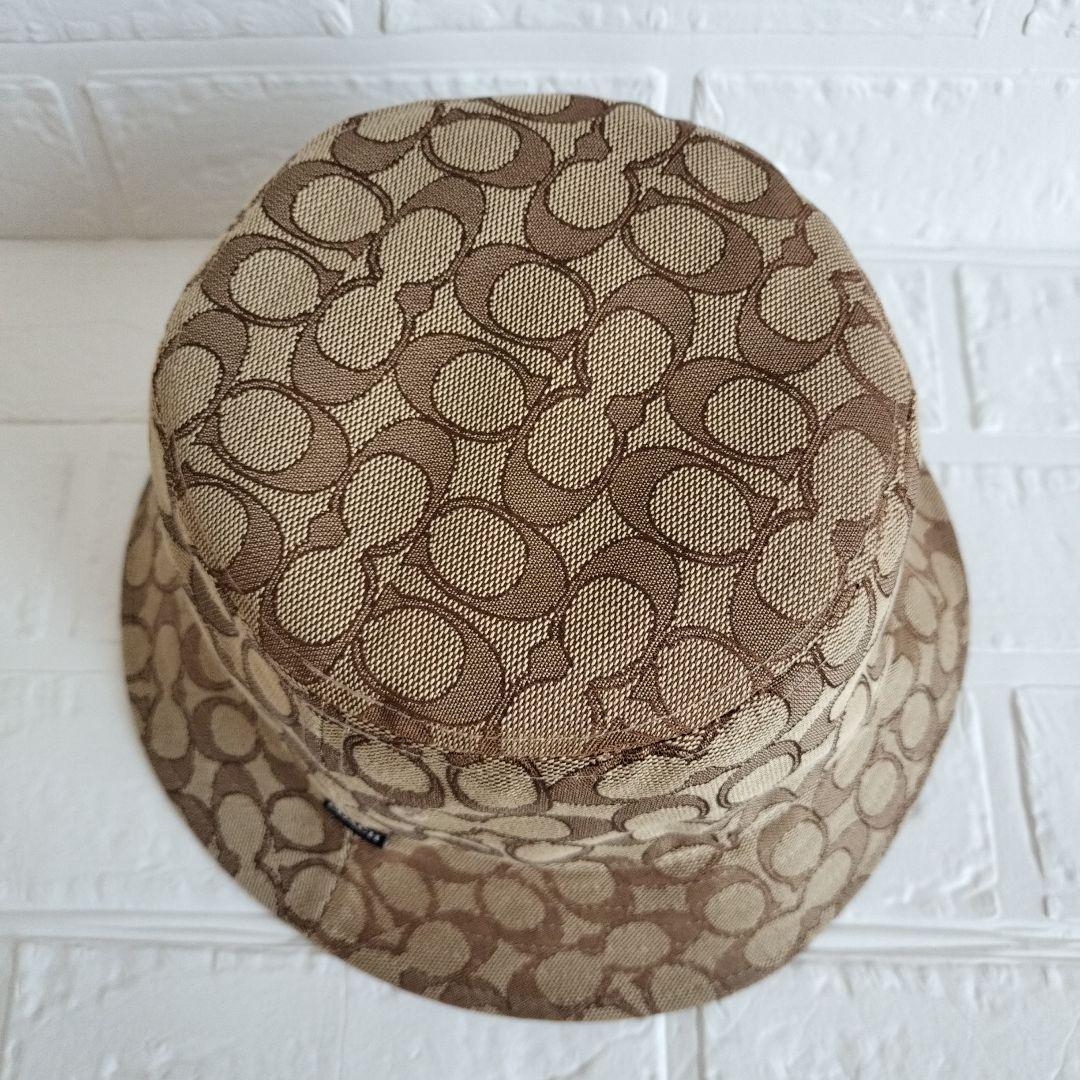 ゆみみん様☆新品未使用タグ付き☆COACH バケットハット ブラウン キャンバス