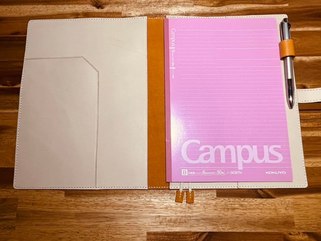 PINK_PSYCHEDELIA様ご確認用　B5　ノートカバー　本革