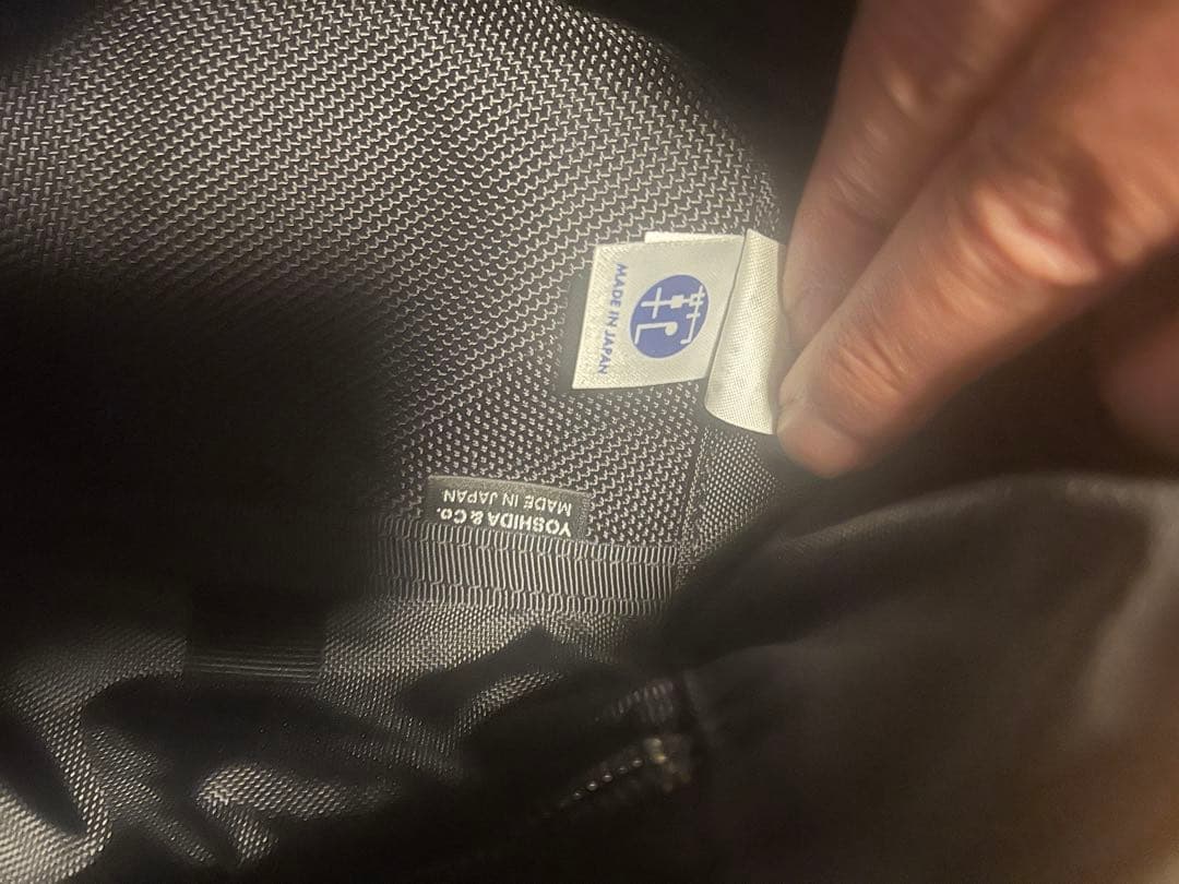 【美品】PORTER HEAT ポーターメッセンジャーバッグ 黒 吉田カバン