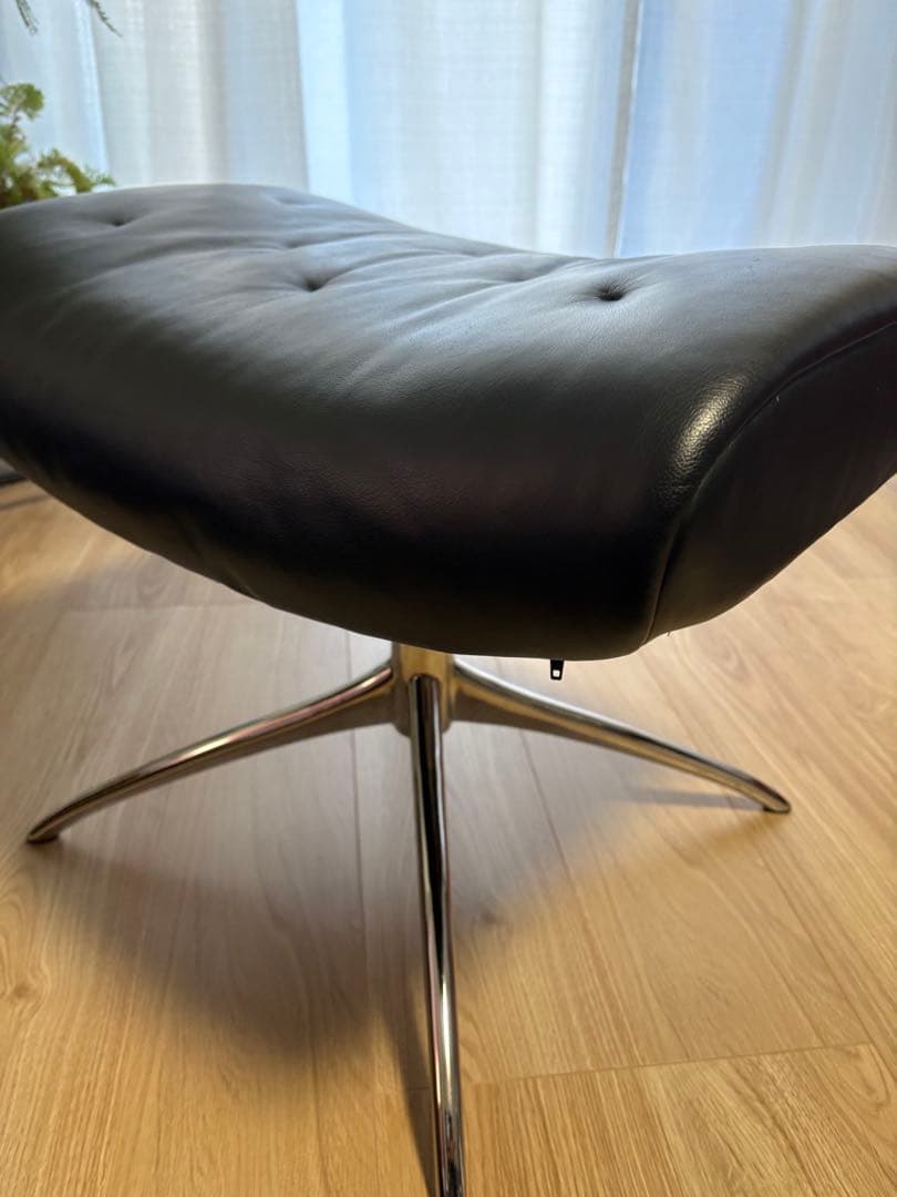 極美品 Lサイズ エコーネス 本革リクライニングチェア ストレスレス①