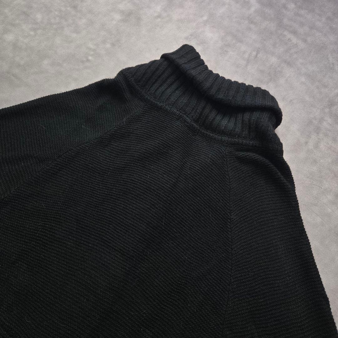 BURBERRY BLUE LABEL ポンチョ 38 ブラック 黒