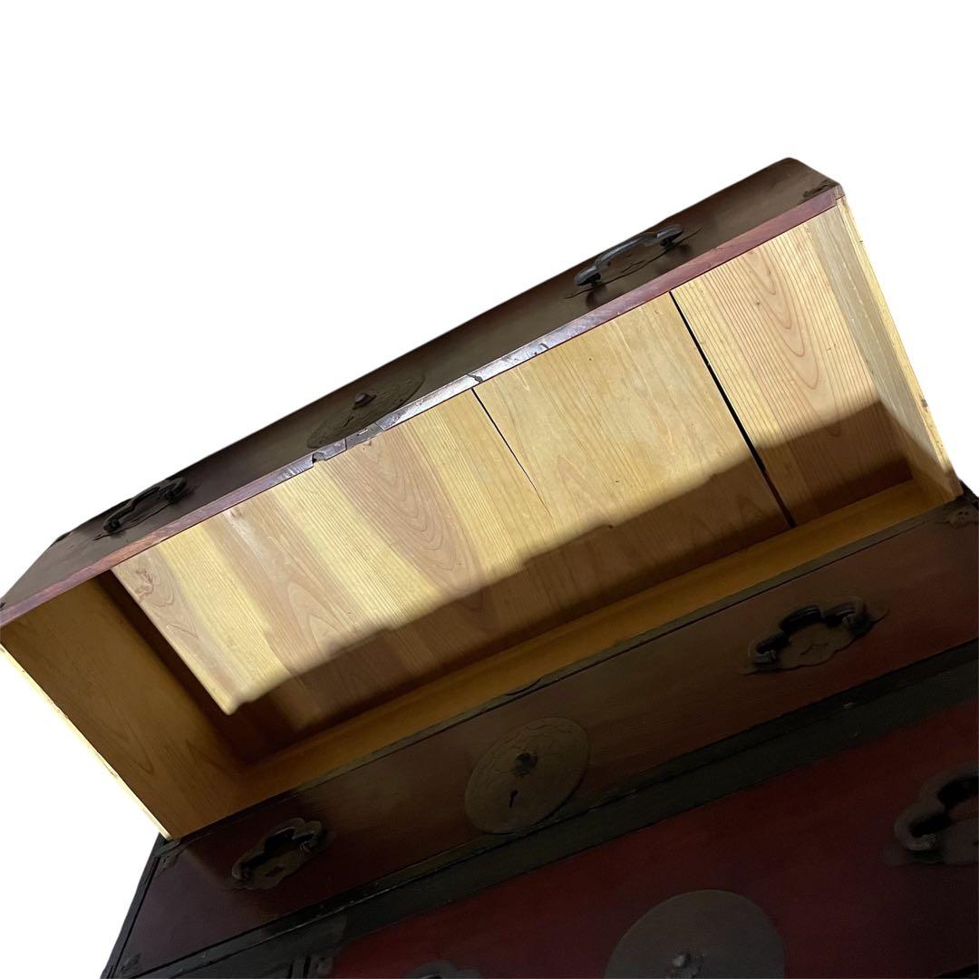 和箪笥 古家具 仙台箪笥 4段6杯 引き出し箪笥 和製アンティーク 昭和レトロ