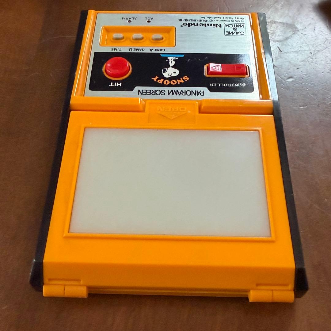 g*5様 美品動作品★任天堂 ゲームウォッチ パノラマスクリーン スヌーピー