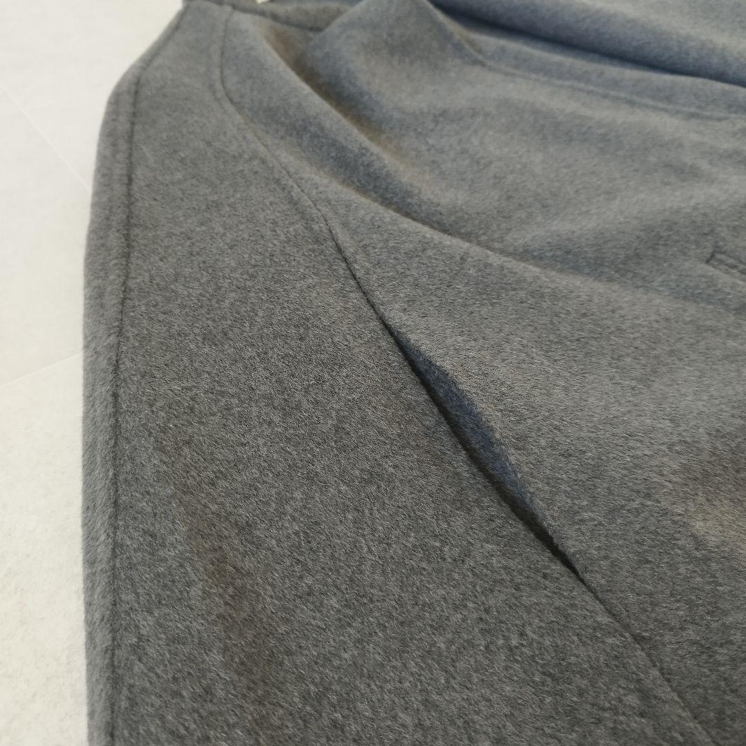 未使用級✨ミラオーウェン 23aw ウール混スタンドカラーリバーケープコート