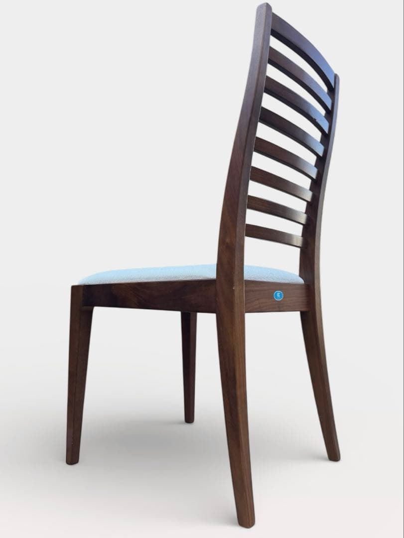 ②秋田木工 IDC大塚家具 ダイニングチェア ラダーバック 曲げ木 ２脚