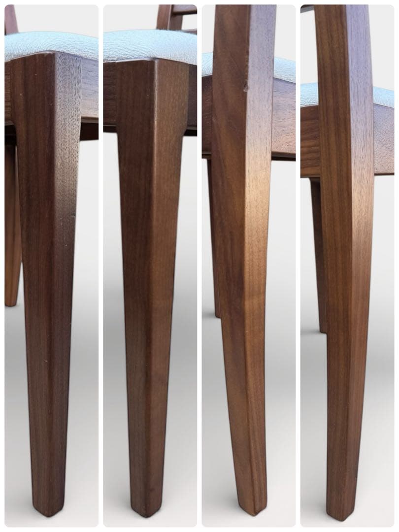 ②秋田木工 IDC大塚家具 ダイニングチェア ラダーバック 曲げ木 ２脚