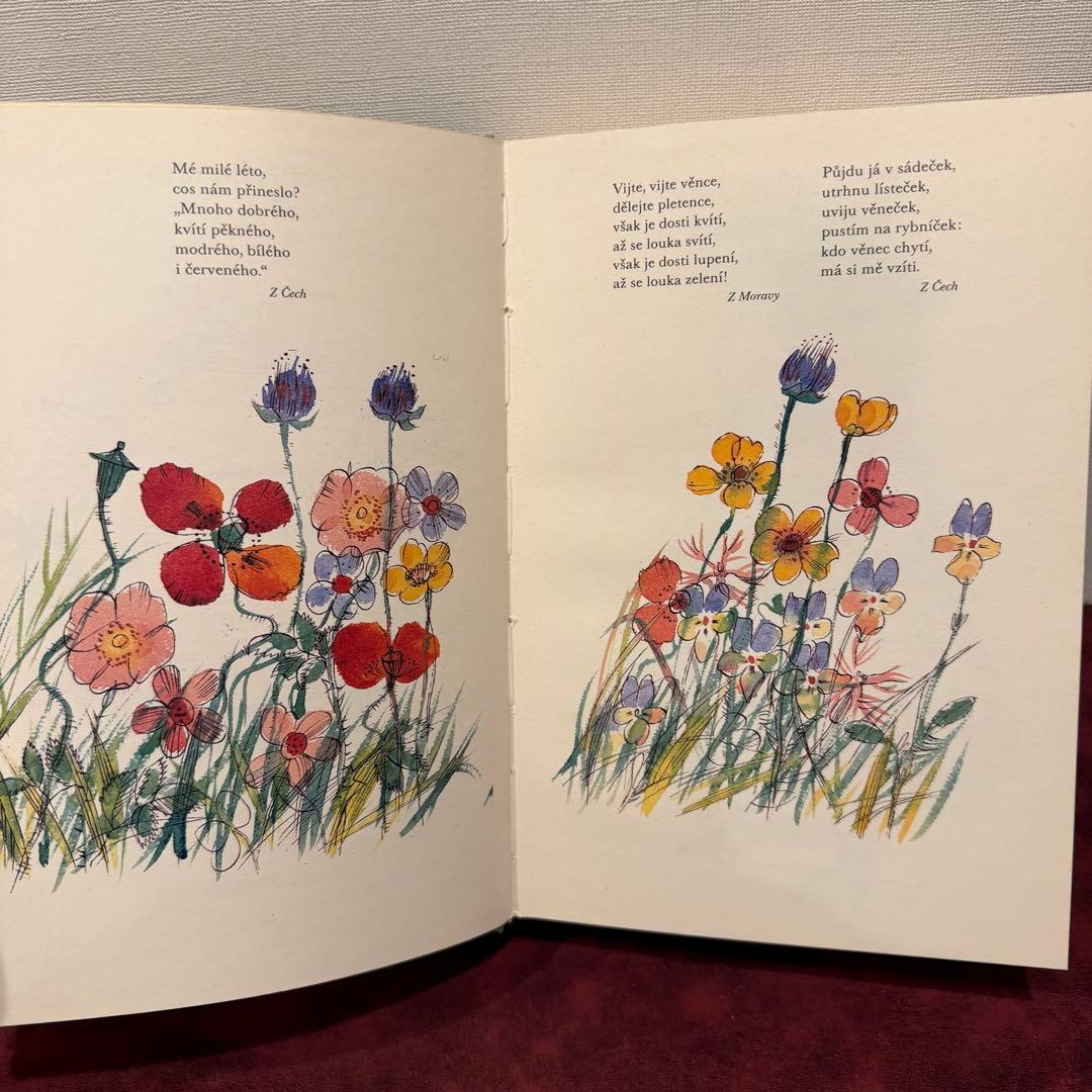 11B⑤カレル・スヴォリンスキーのチェコの四季　4冊セット　楽譜絵本　洋書古書