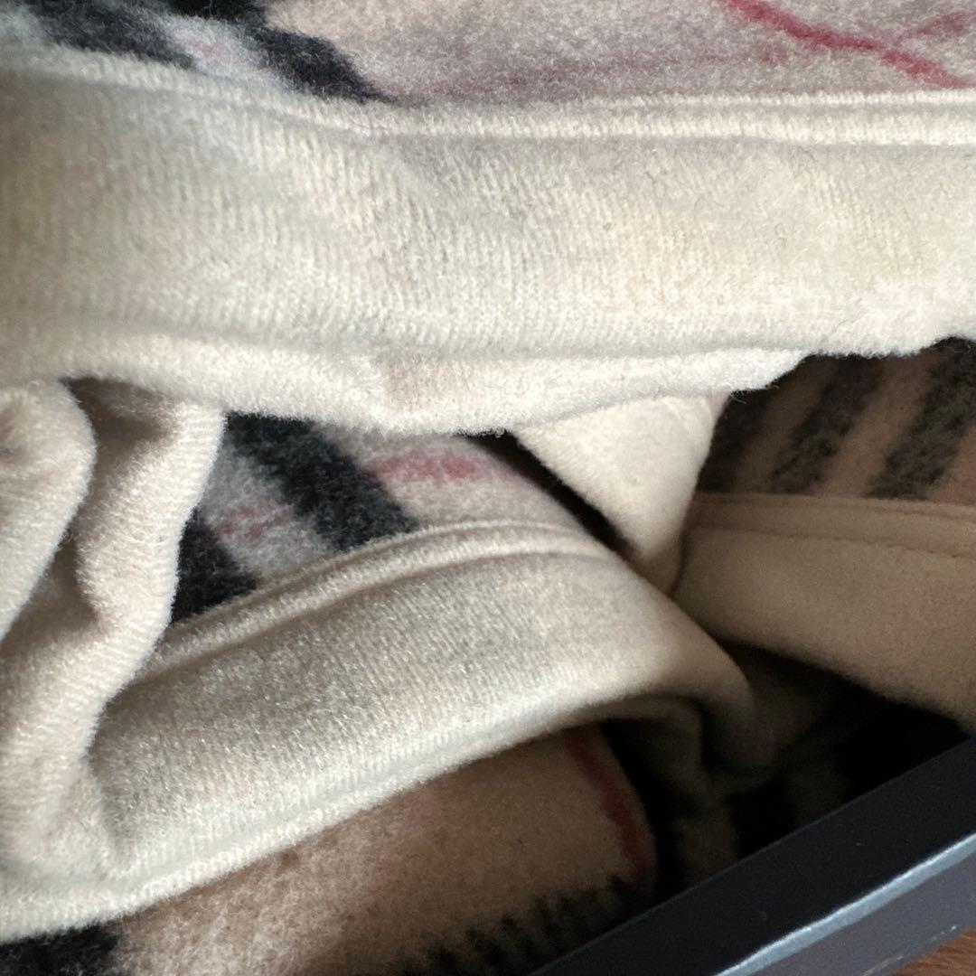 未使用 BURBERRY ウール毛布 ノバチェック バーバリー