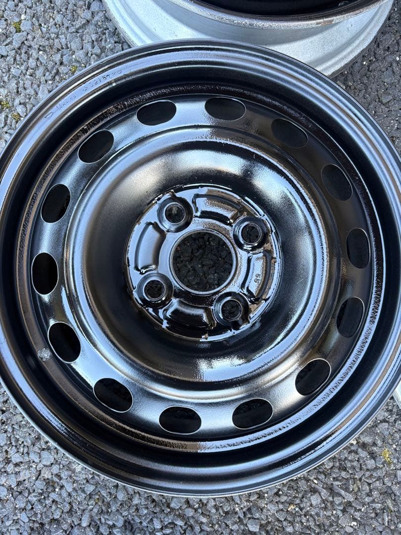 ①ダイハツ純正 14インチ スチールホイール 4穴