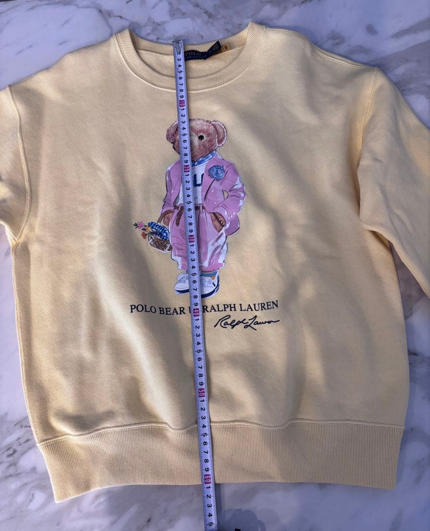 ポロラルフローレン【希少】ポロベア　スウェット トレーナー　Mサイズ　イエロー