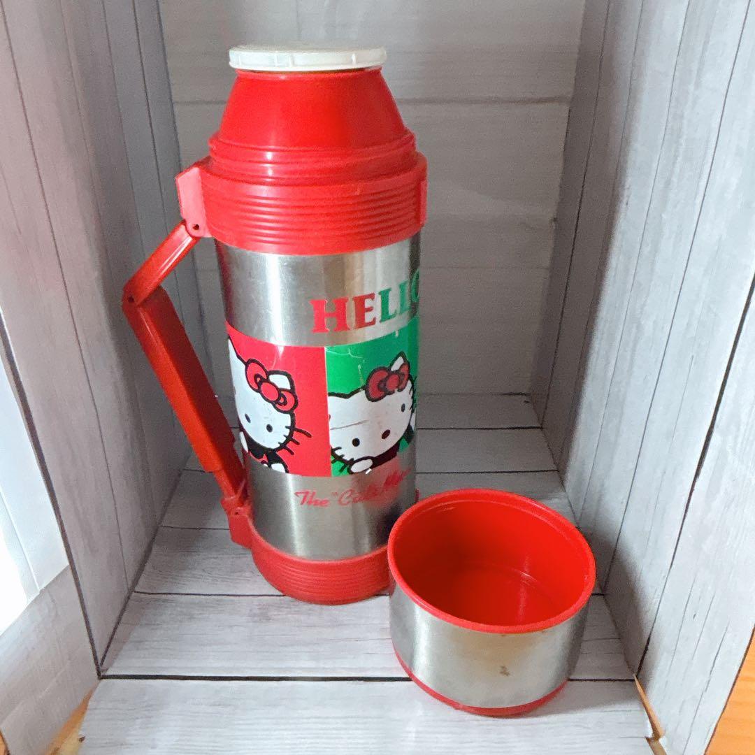 入手困難　昭和レトロ　ハローキティ　大きい水筒1989年製