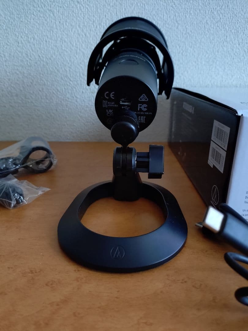 【動作OK/美品】audio-technica AT2020USB-X｜アーム付