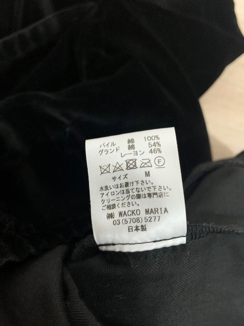 WACKO MARIA ワコマリア　ベロア　JACKET & PANTS M