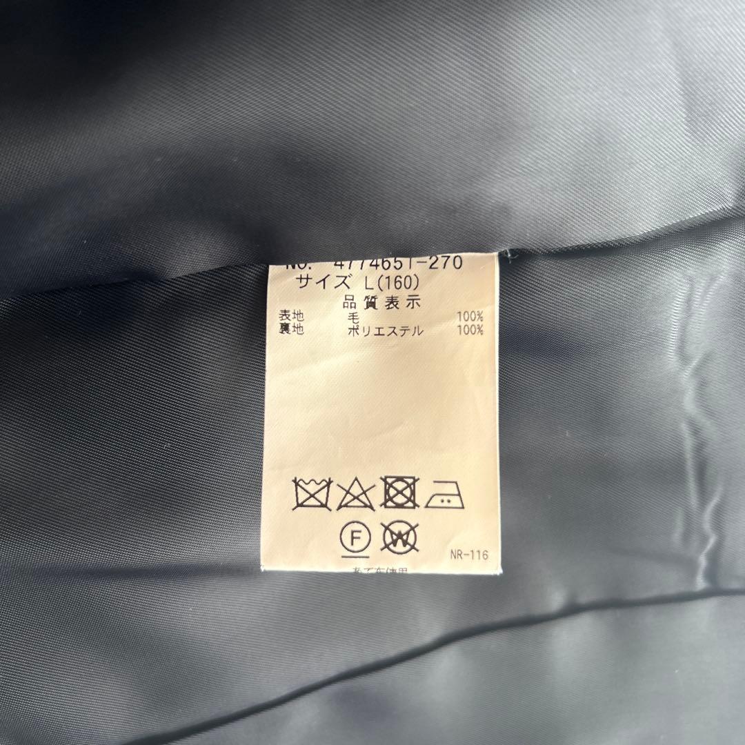 【美品】ポンポネットジュニア フォーマル スーツ セットL 160 受験 卒業式