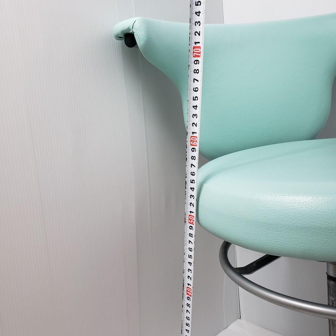 ①病院ドクター用丸椅子　藤沢工業　ACS700LBL　オフィースチェア　送料込み