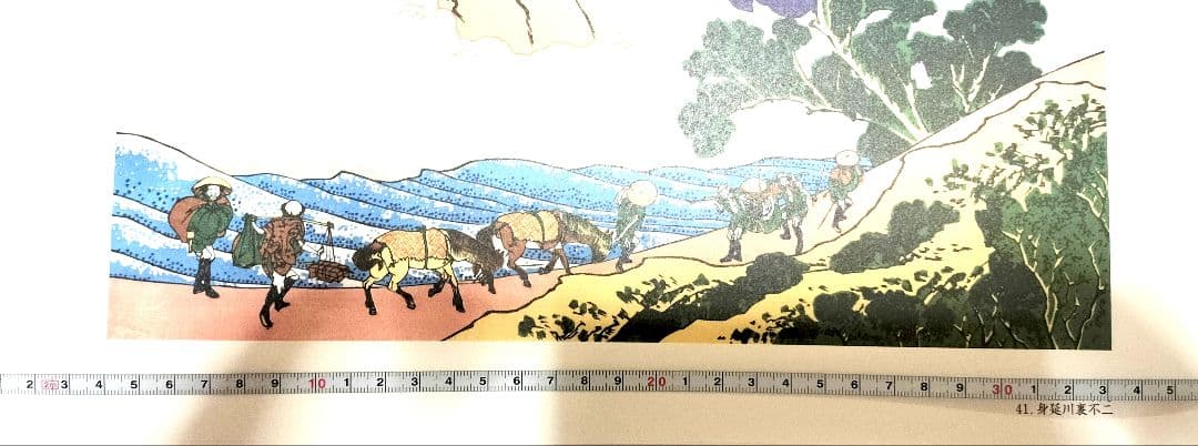 葛飾北斎 浮世絵セット 富嶽三十六景 46枚 額付き