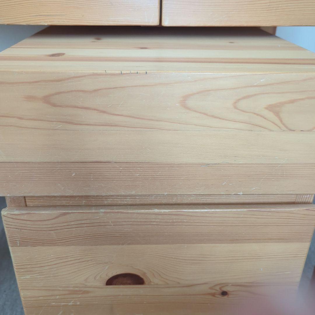 無印良品 パイン材 デスクワゴン デスクキャビネット