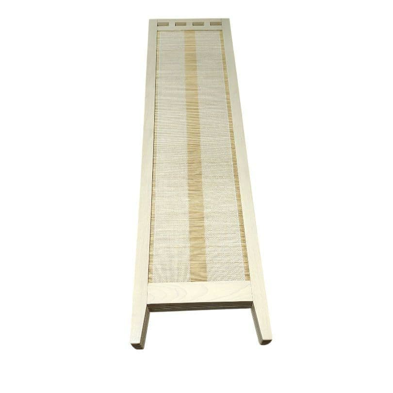 直接引き取り限定　4連パーテーション 木製 竹編衝立 ナチュラル 高さ160cm