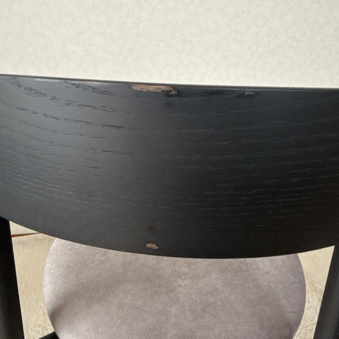 2脚セット】イバタインテリア アーム チェア 肘掛け ルンバ 通せる 浮かせる