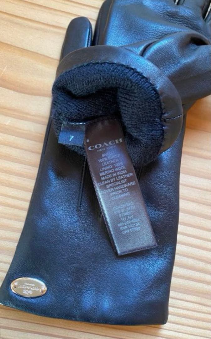 coachコーチ　レザー手袋　未使用品