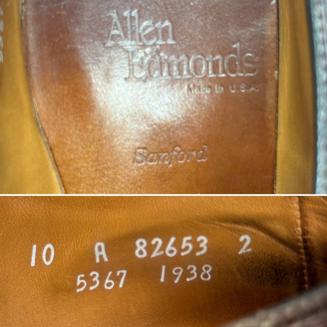 Allen Edmonds Sanford ストレートチップ USA製 レザー