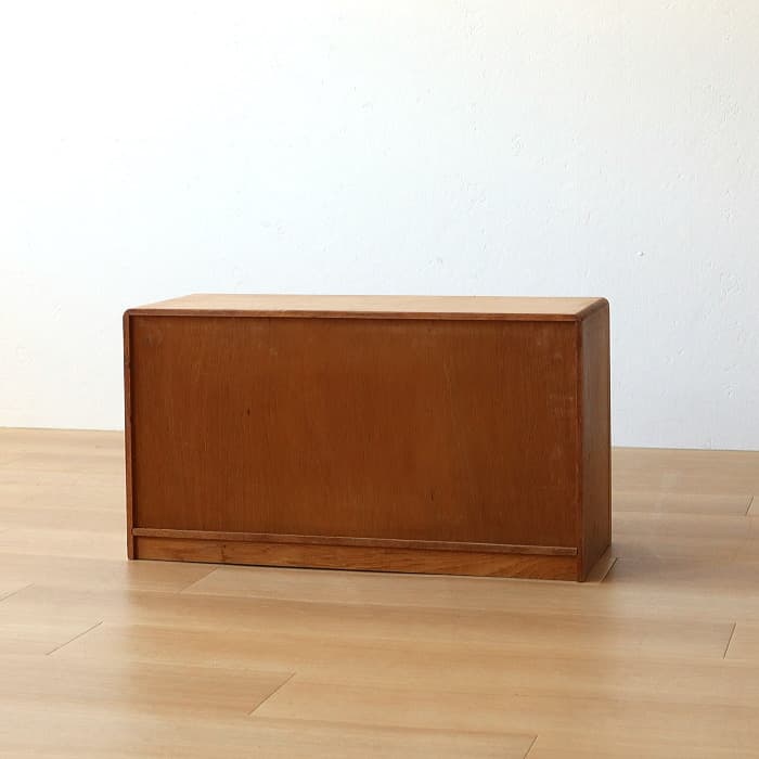 アンティーク 本棚 書棚 無塗装 ナラ材 古家具 昭和レトロ