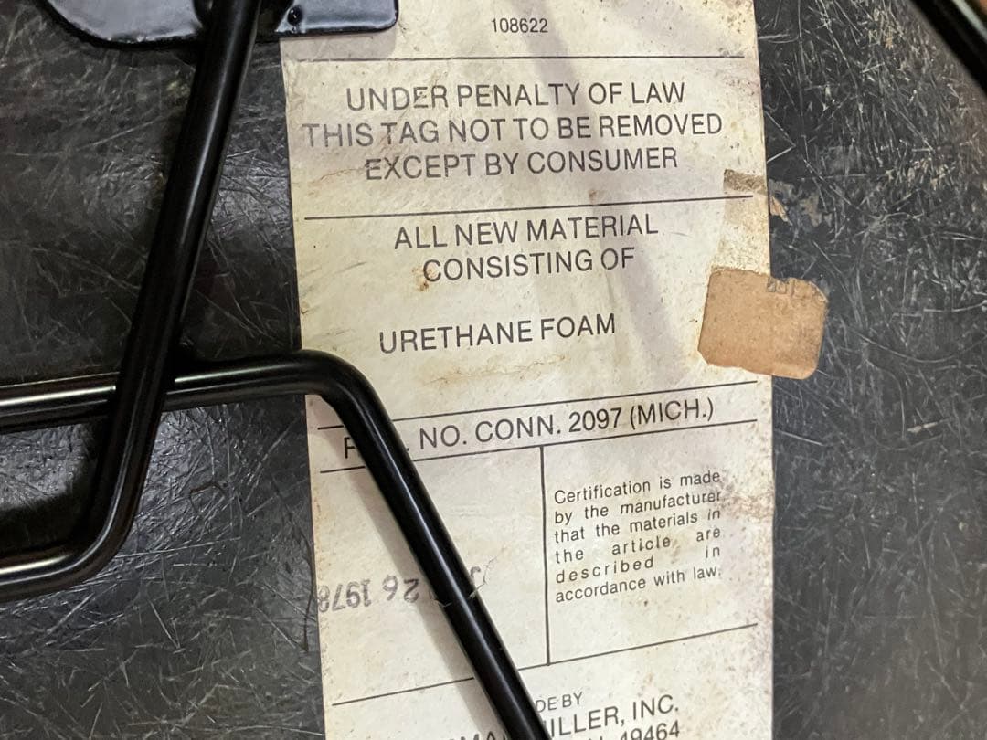 70sビンテージ ハーマンミラー アームシェルチェアー クッション付き