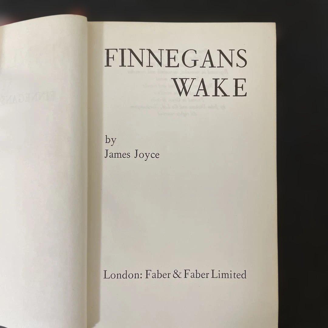 FINNEGANS WAKE BY JAMES JOYCE　1968