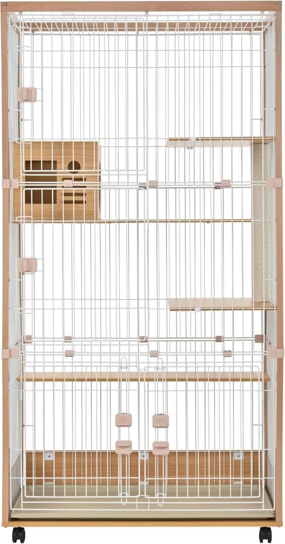 【30％引き】MOTASAN キャットケージ ワイド 96x58.5x186cm