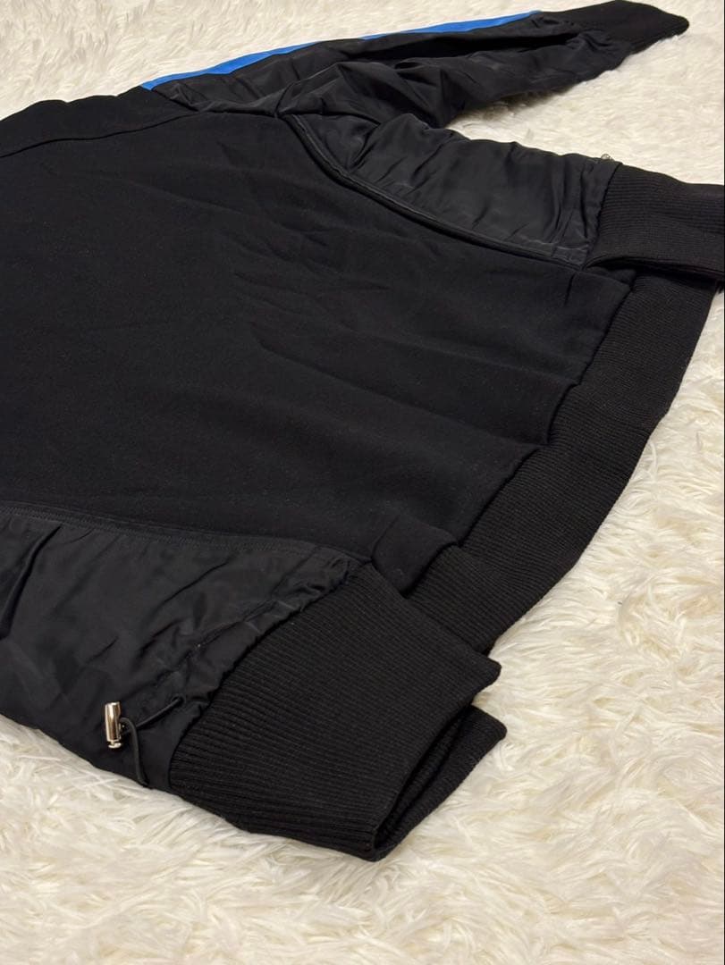 SUMISTYLE イアパピヨネ 異素材切替 ドッキング トップス 黒 F