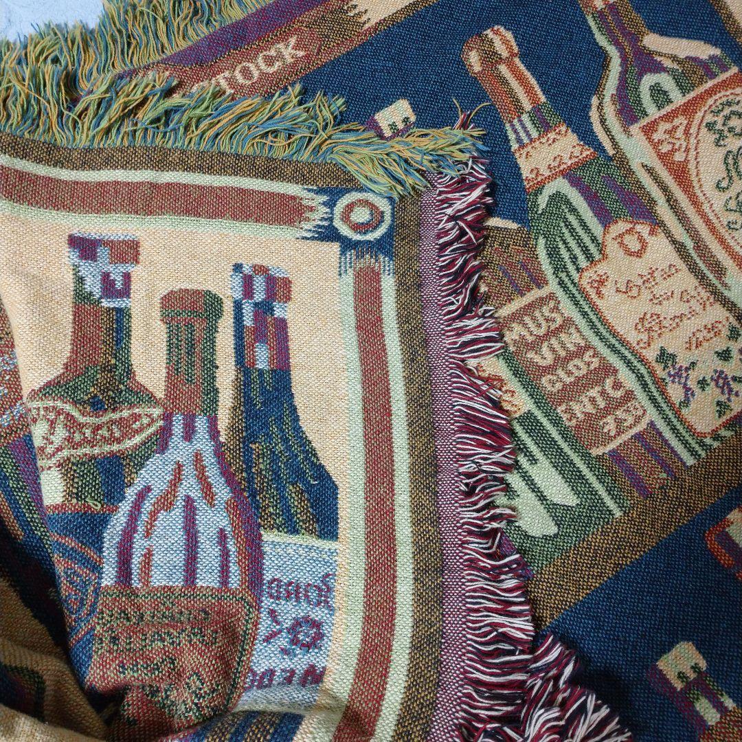 【徒歩】 ベッドカバー アメリカン カントリー マルチカバー