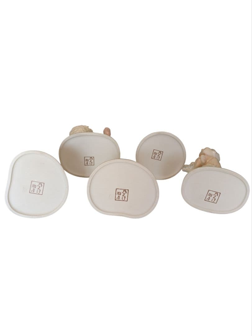 ノリタケ【乃りたけ陶房☆小島豪作】童子人形シリーズ【5点セット】