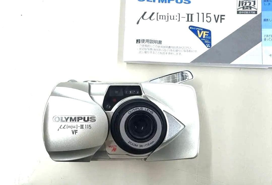 美品　Olympus μ[mju:]-II 115 VF フィルムカメラ