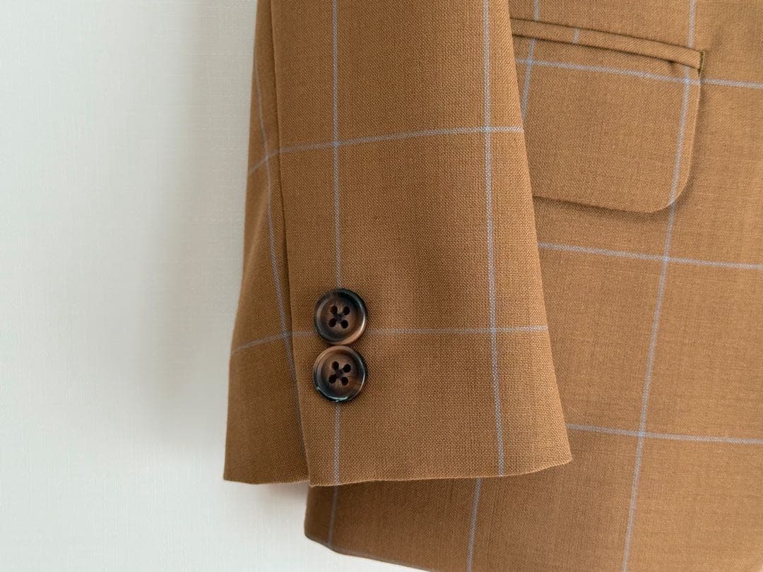 グリーンレーベルリラクシング ウィンドペン チェック セットアップ