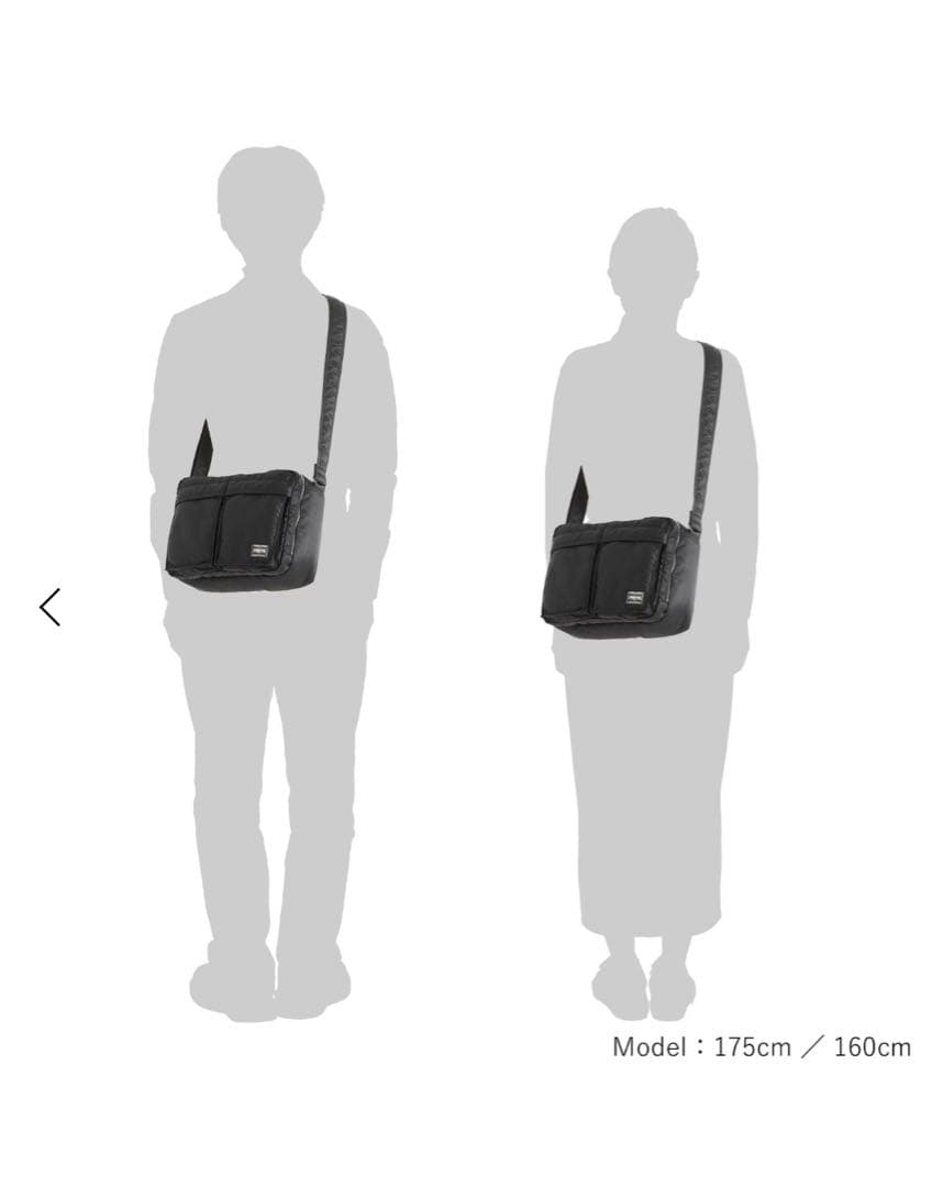 最終値下げ　美品PORTER ポーター/ タンカーSLING BAG W zip