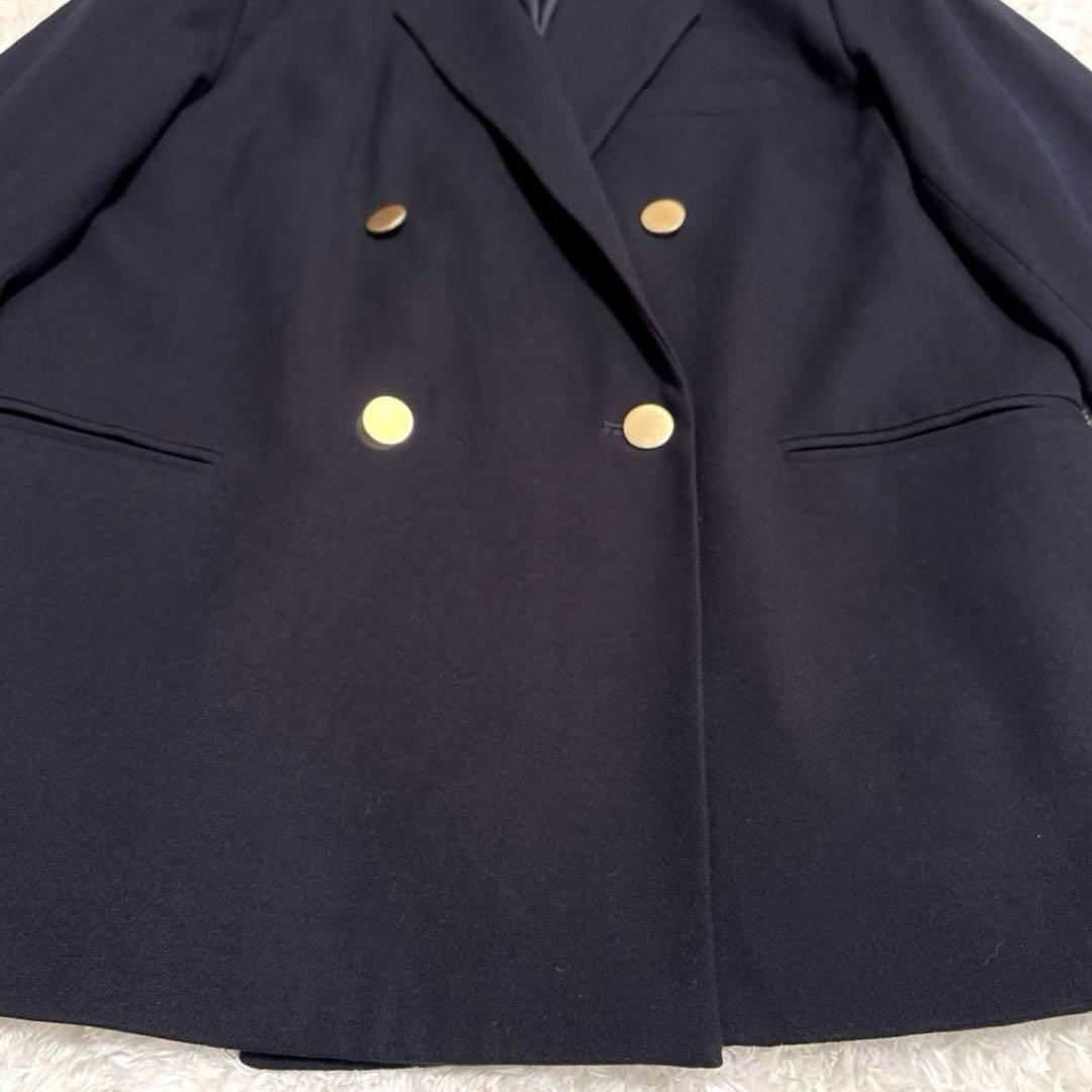 【美品】Mila Owen 金ボタン ダブル テーラードジャケット ネイビー