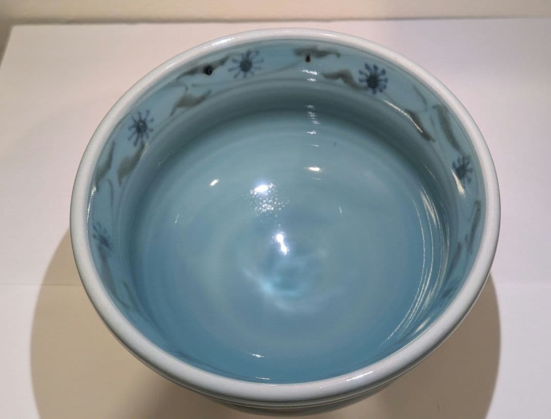 『堀尾俊吾』愚生庵　俊窯　　　　長崎　青磁茶碗　茶道具　海夏魚