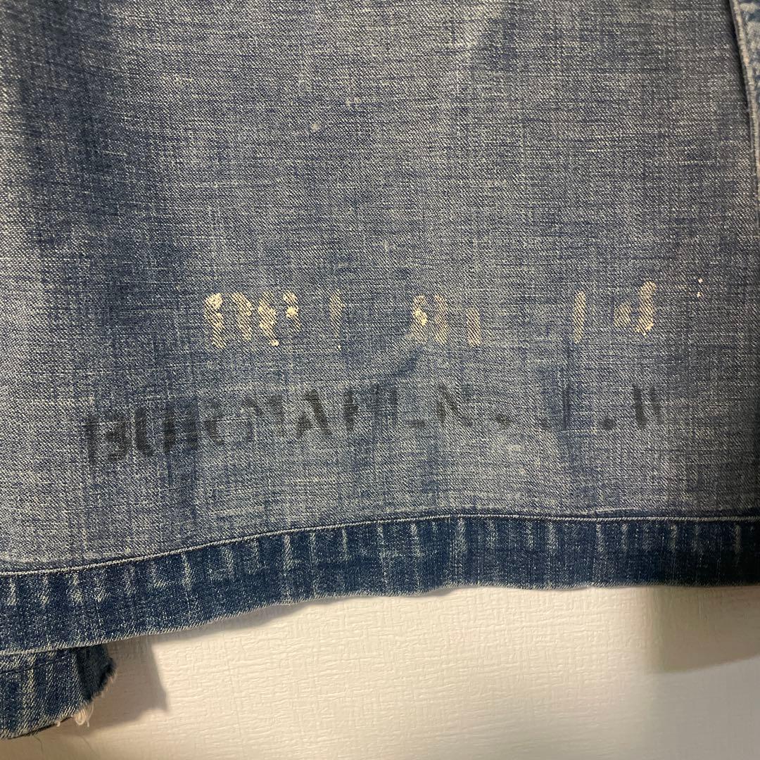 40s us navy ショールカラー ヘチマ襟カバーオール ステンシル　usn