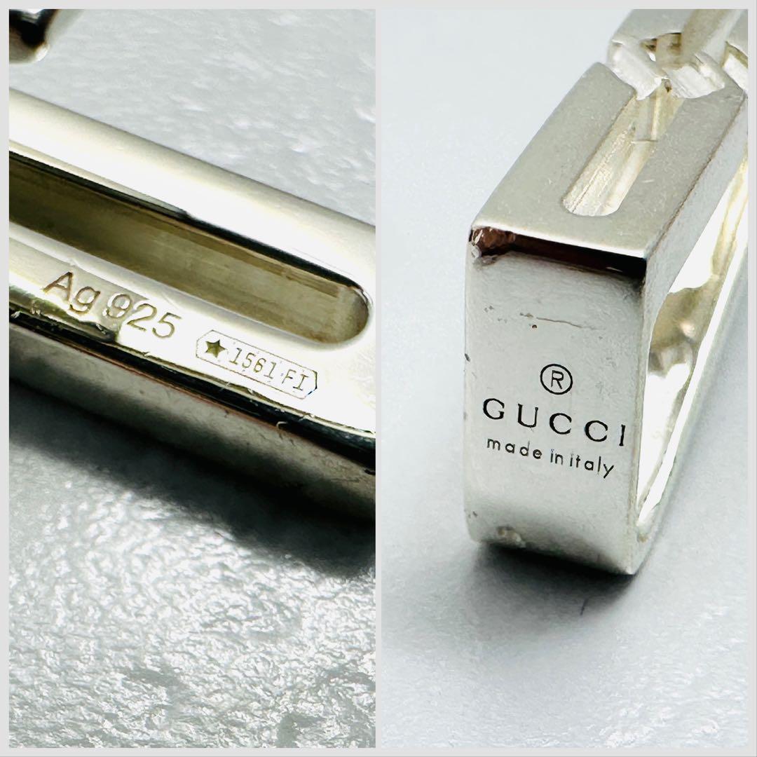 GUCCI　インフィニティ　ノット　シルバー　ネクタイピン　Ag925