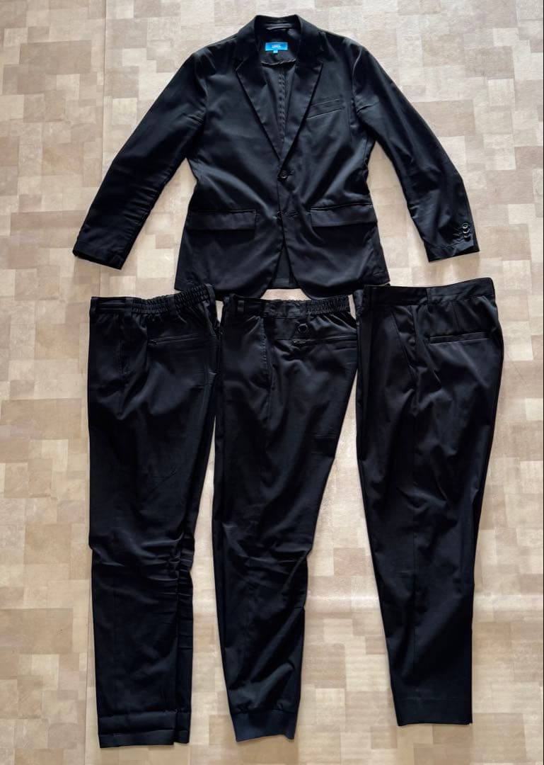 WWS ワークウェアスーツ　ブラックス　セット（ジャケット＋パンツ×3）