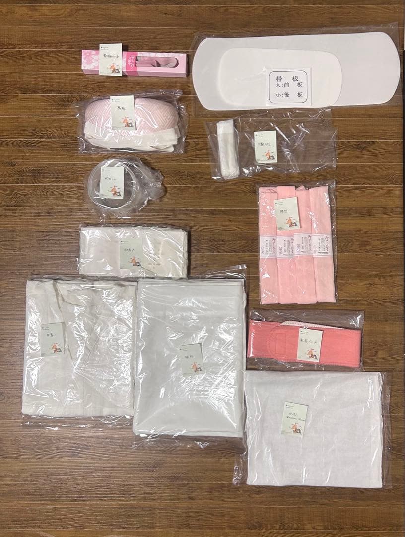 赤色　振袖フルセット　25品目