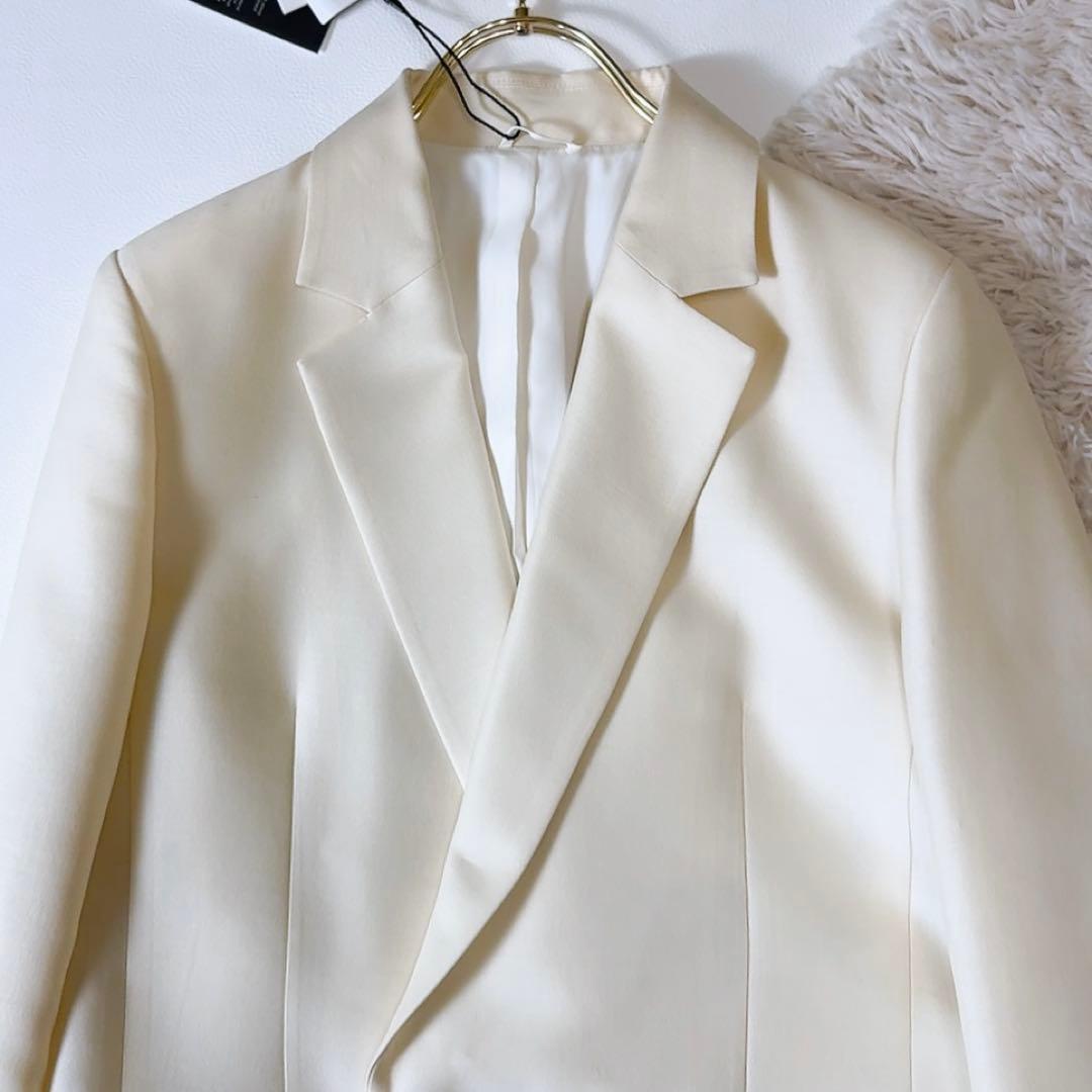 新品タグ付ꕥアナイ ウールシルクダブルテーラードジャケット 上品 日本製 M