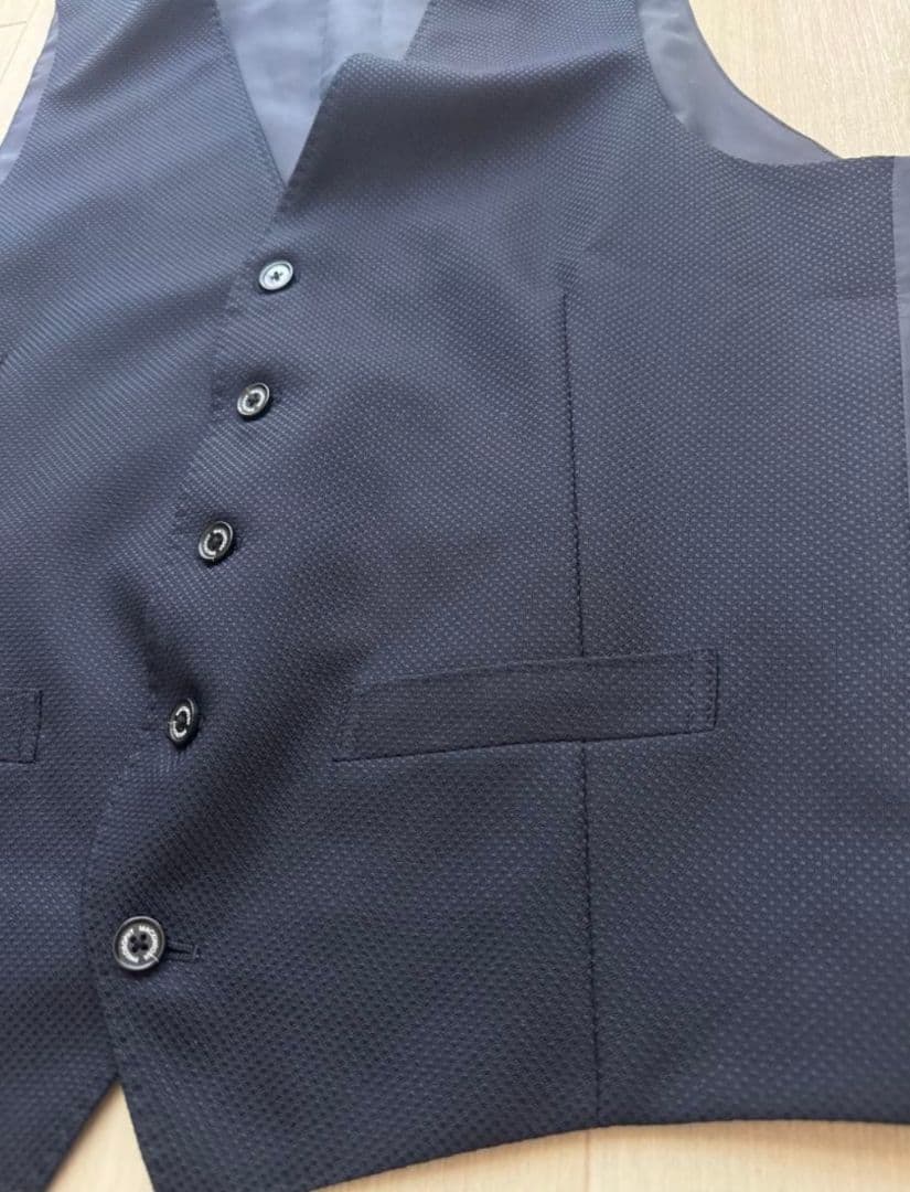 マッキントッシュフィロソフィー ナンバーゼロ トロッター ネイビー スリーピース