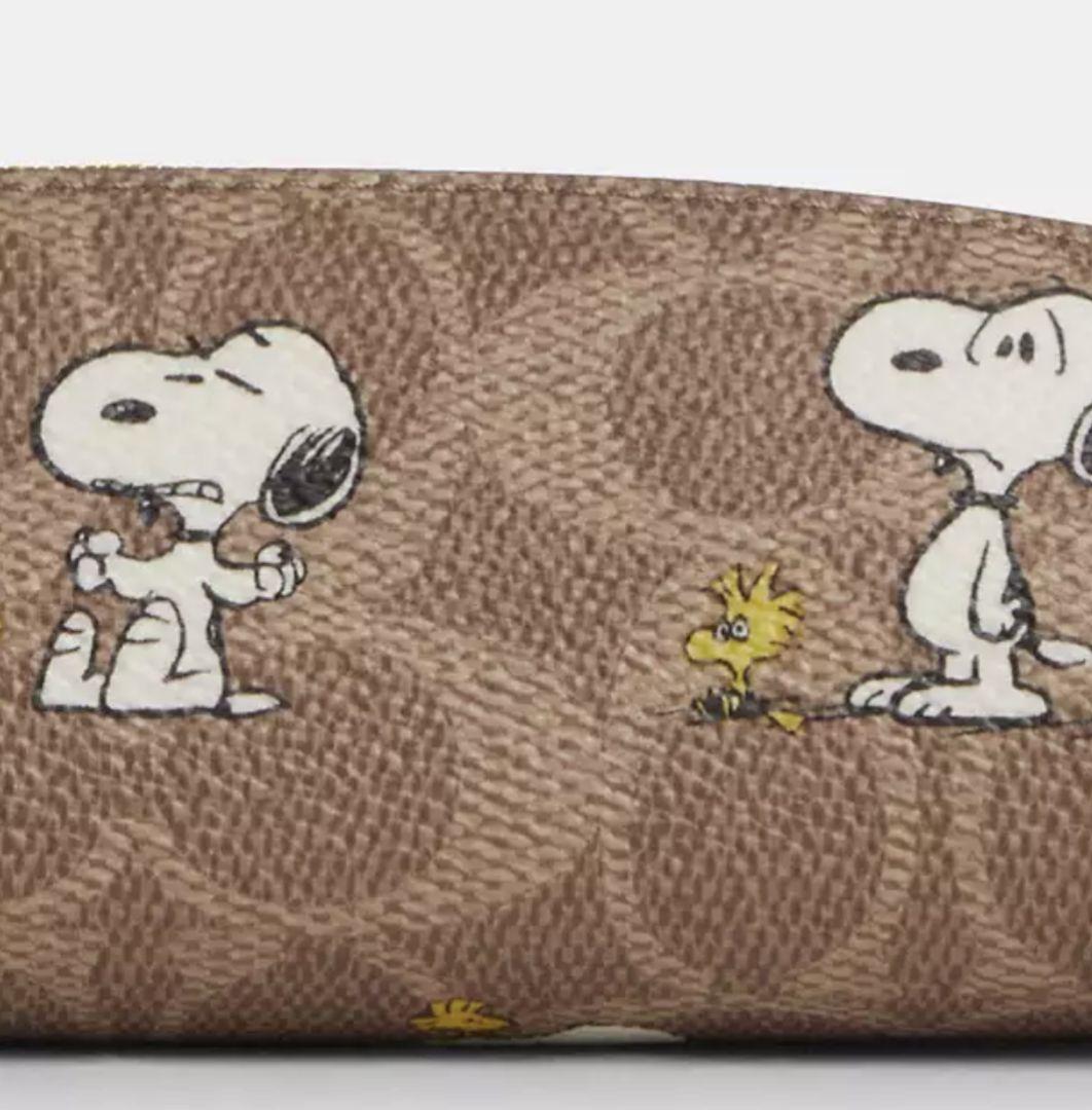 新品♡【COACH X PEANUTS】ペンシル ケース・スヌーピー