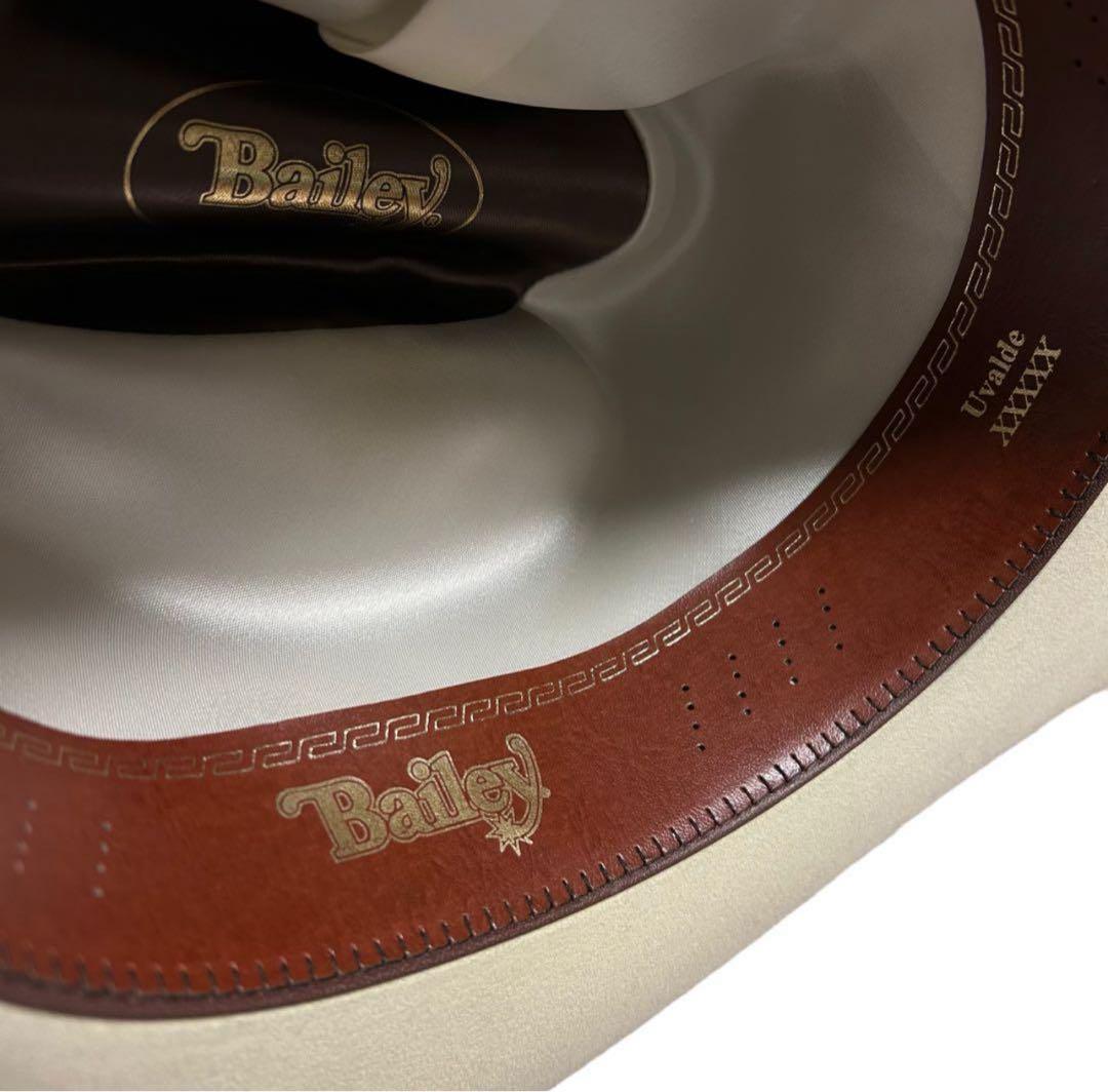 sheriffハット。baileyベイリー　ロングプリムハット　ホワイト